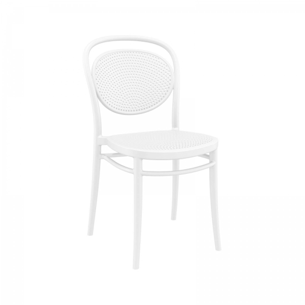 chaise blanche pour jardin  - 7