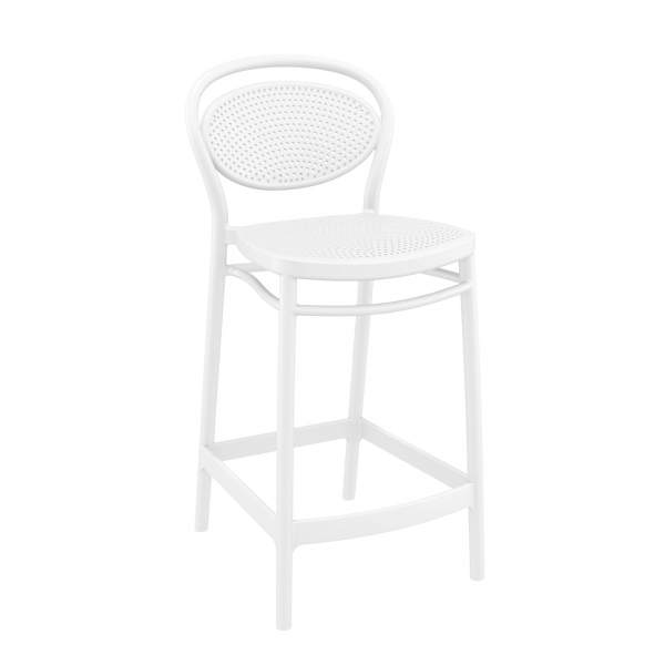 Tabouret moderne blanc  - 8