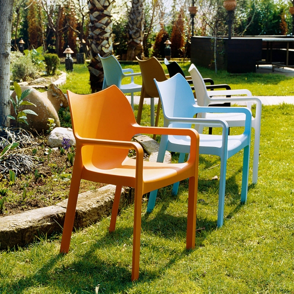 Fauteuil de jardin en polypropylène - Diva 4 - 15