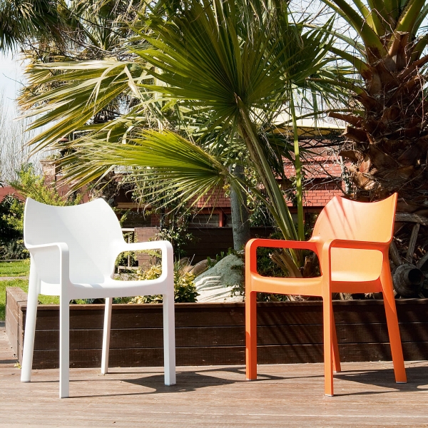 Fauteuil de jardin en polypropylène - Diva - 16