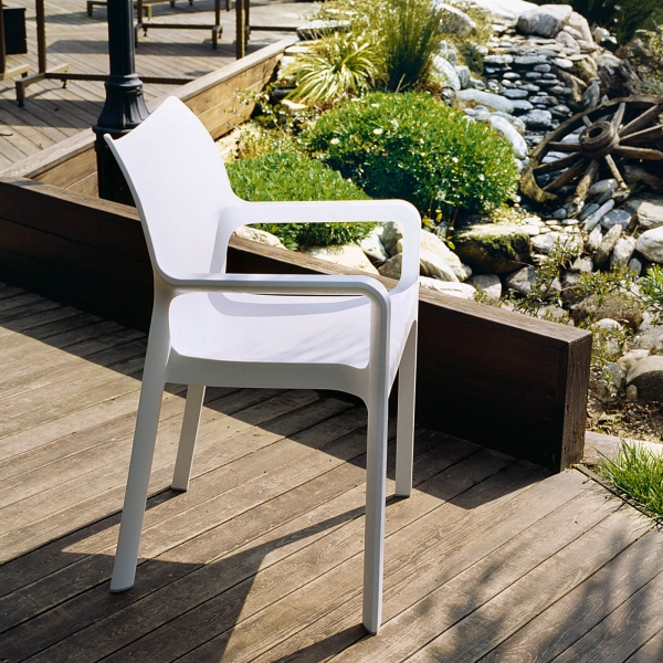 Fauteuil de jardin en polypropylène - Diva - 17