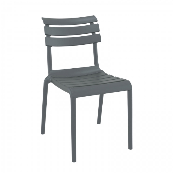 Chaise de jardin moderne en polypropylène - Helen - 7