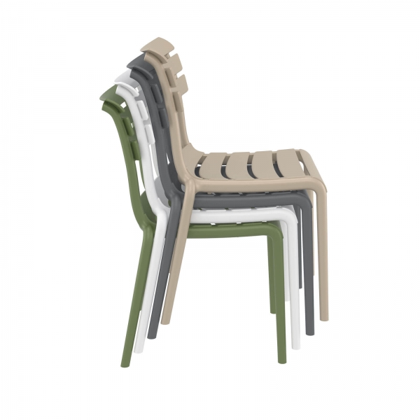 Chaise de jardin moderne en polypropylène - Helen - 10