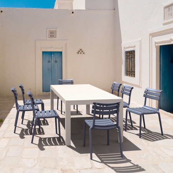 Chaise de jardin moderne en polypropylène - Helen - 11
