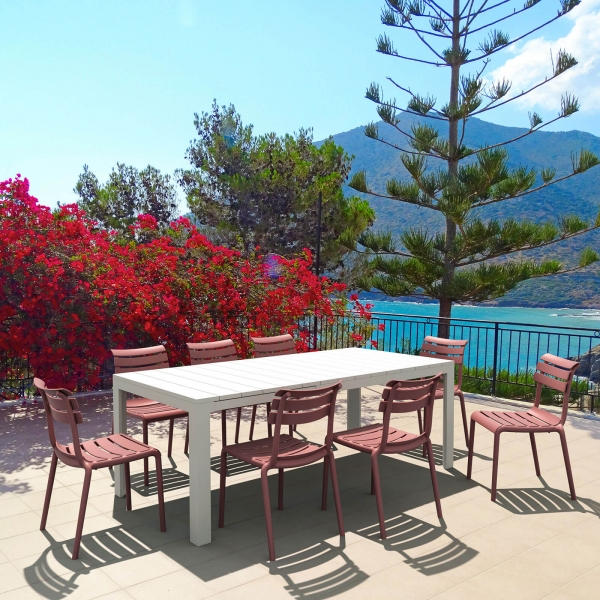 Chaise de jardin moderne en polypropylène - Helen - 12
