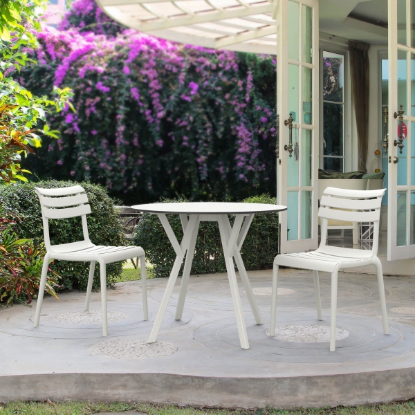 Chaise de jardin moderne en polypropylène - Helen - 13