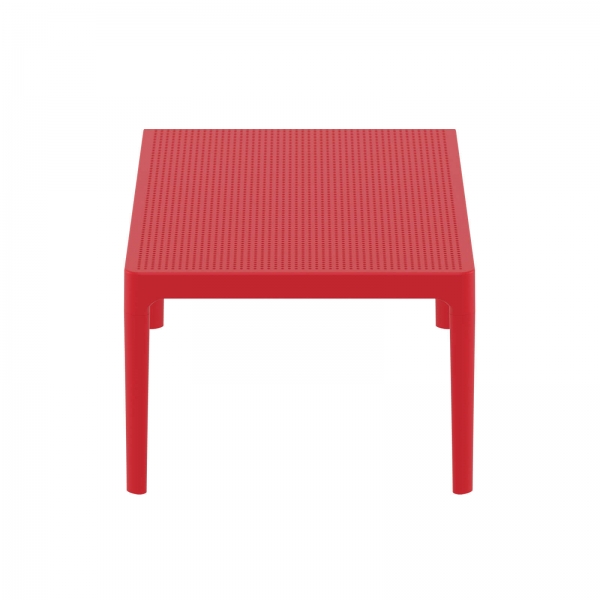 petite table basse rouge de salon Sky 109 - 7
