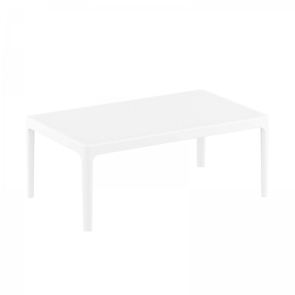 table basse blanche pour salon Sky 104 - 10