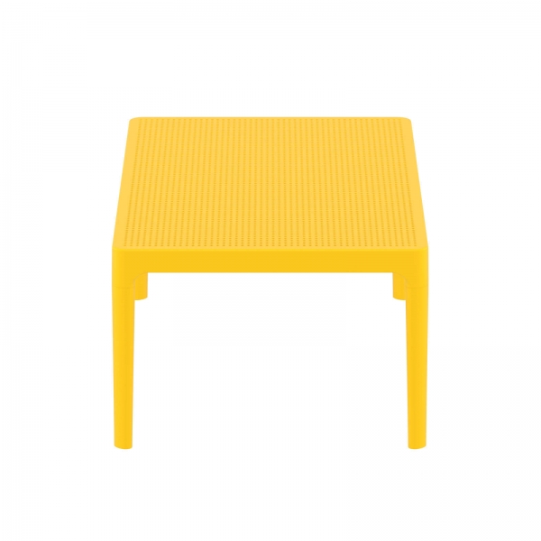 petite table basse jaune de salon Sky 109 - 13