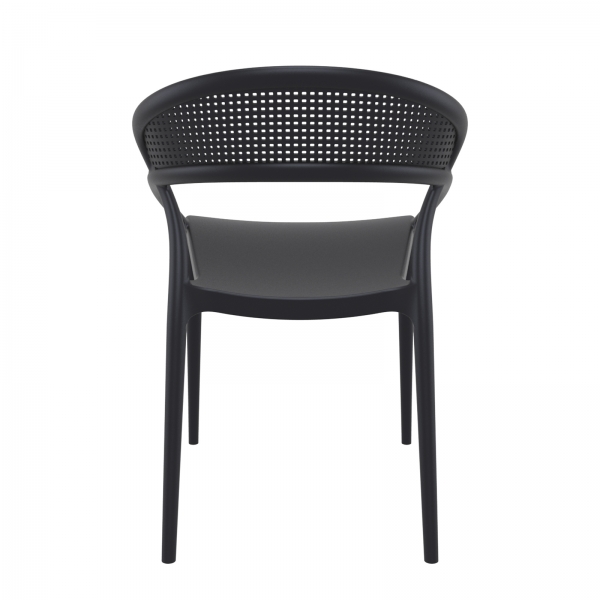 Chaise design de jardin empilable en polypropylène - Sunset - 6
