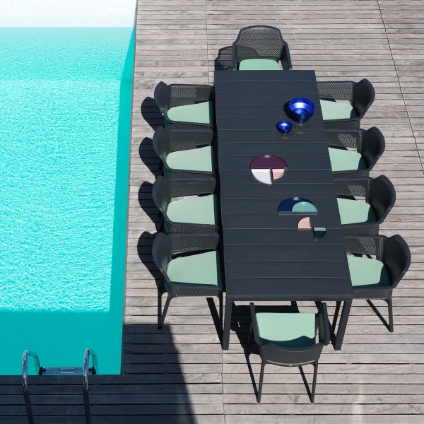 Fauteuil de terrasse moderne en polypropylène - Net - 6