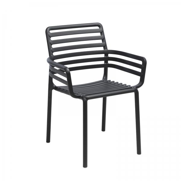 Fauteuil de jardin tendance empilable fabriqué en Italie - Doga - 8