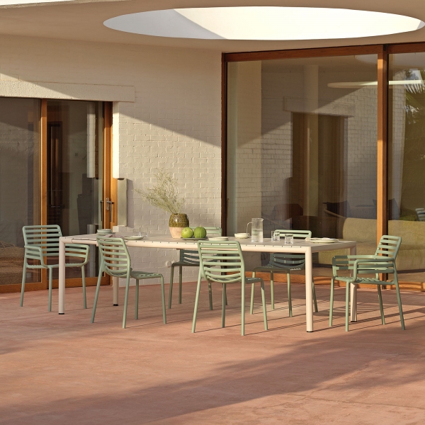 Fauteuil de jardin tendance empilable fabriqué en Italie - Doga - 4