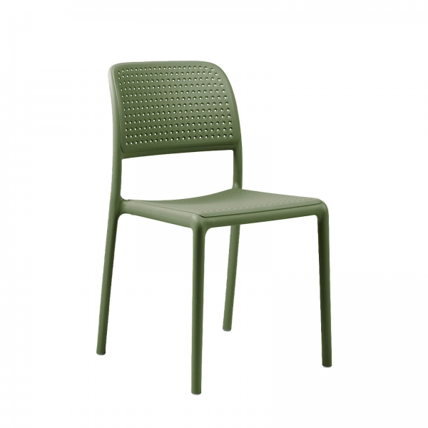 Chaise en polypropylène agave - Bora Bistrot - 7