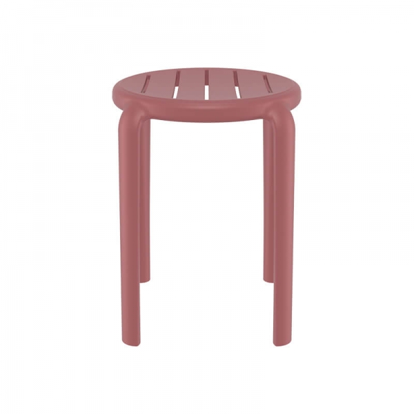 Tabouret bas sans dossier en plastique - Tom - 3