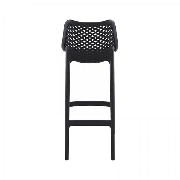 Tabouret de bar moderne en polypropylène noir - Air - 12