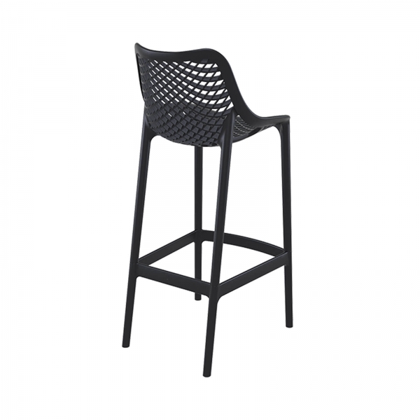 Tabouret de bar moderne en polypropylène noir - Air - 13