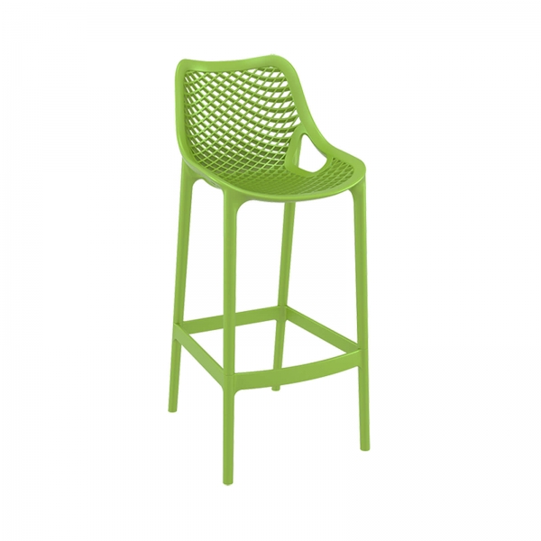 Tabouret de bar moderne en polypropylène vert - Air - 18