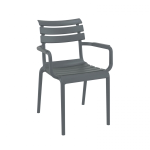 Fauteuil moderne empilable en polypropylène - Paris