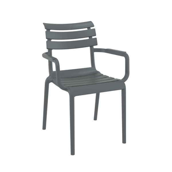 Fauteuil moderne empilable en polypropylène - Paris - 1