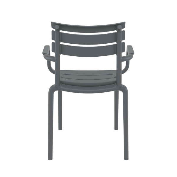 Fauteuil moderne empilable en polypropylène - Paris - 6