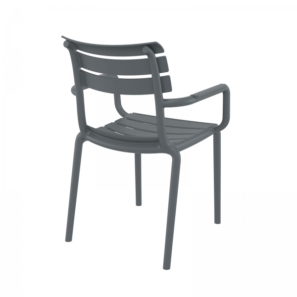 Fauteuil moderne empilable en polypropylène - Paris - 5