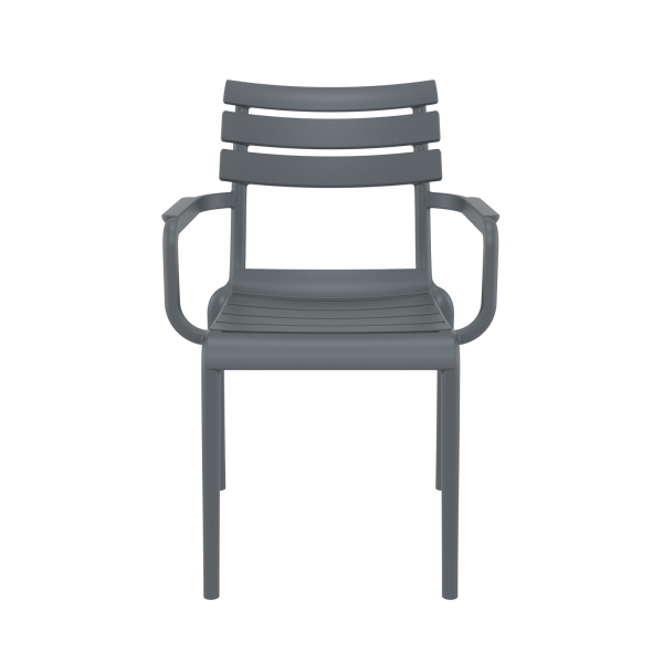 Fauteuil moderne empilable en polypropylène - Paris - 3