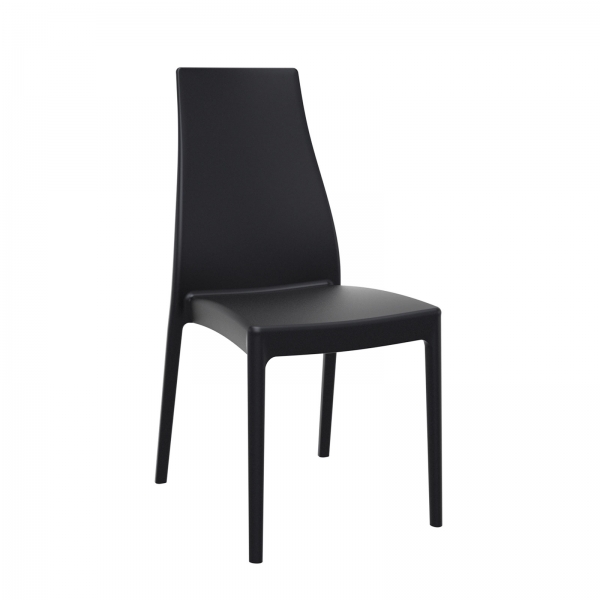 Chaise en polypropylène empilable - Miranda - 9