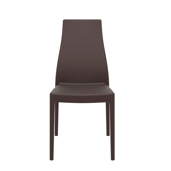 Chaise en polypropylène empilable - Miranda - 3