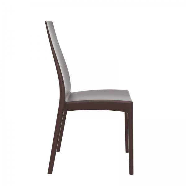 Chaise en polypropylène empilable - Miranda - 4
