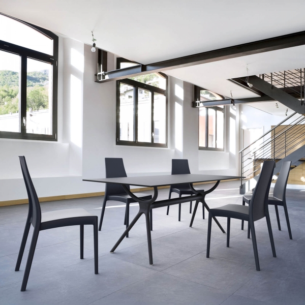 Chaise en polypropylène empilable - Miranda - 12