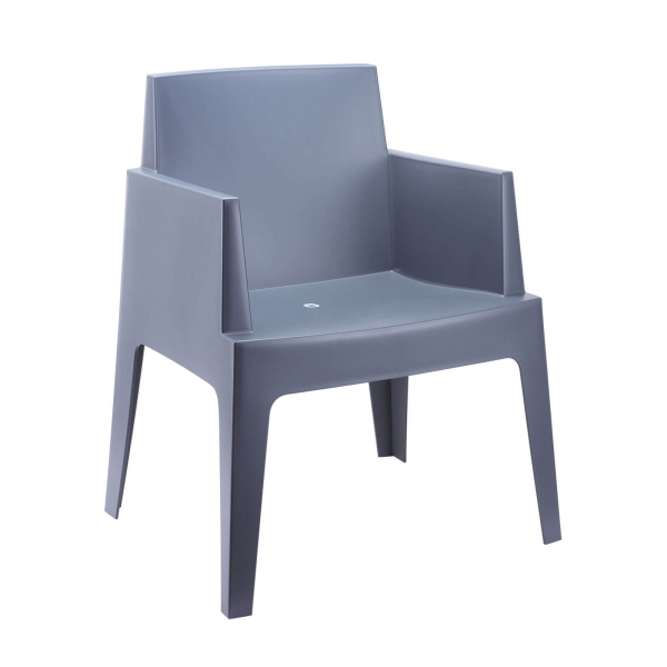 Fauteuil design de jardin en polypropylène Box - 2