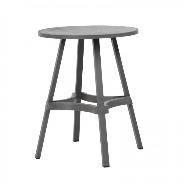 Table de jardin haute ronde écologique - Combo - 2