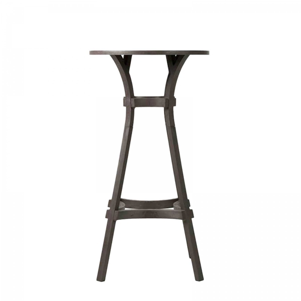Table de jardin ronde écologique marron - Combo - 17