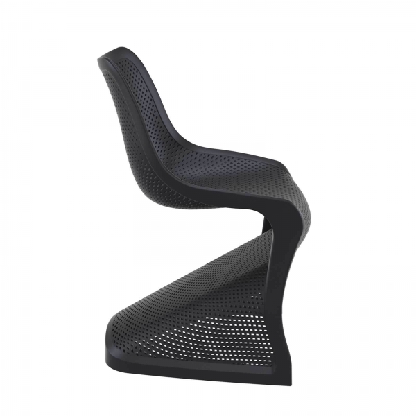 Chaise de jardin design ajourée en polypropylène - Bloom - 8