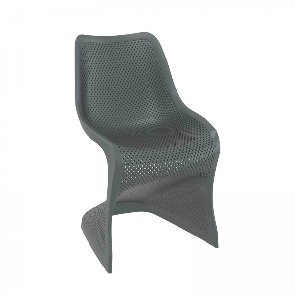 Chaise de jardin design ajourée en polypropylène - Bloom - 11