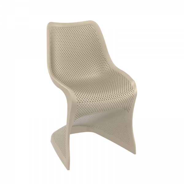 Chaise de jardin design ajourée en polypropylène - Bloom - 12