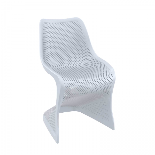 Chaise de jardin design ajourée en polypropylène - Bloom - 14
