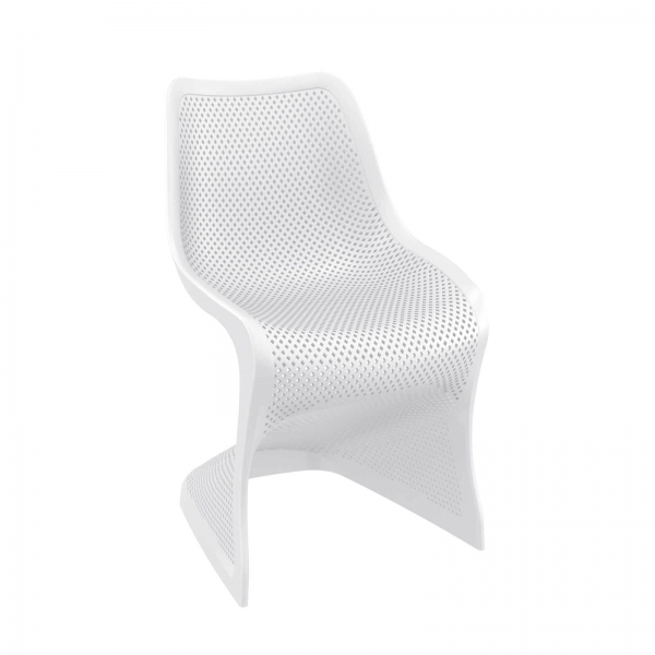 Chaise de jardin design ajourée en polypropylène - Bloom - 15