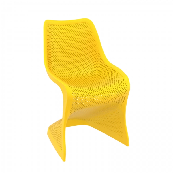 Chaise de jardin design ajourée en polypropylène - Bloom - 16