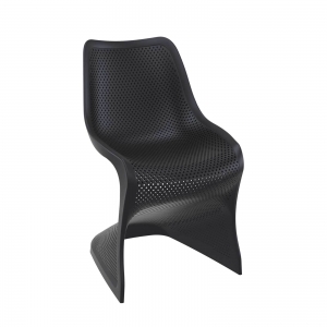 Chaise design en polypropylène ajouré - Bloom