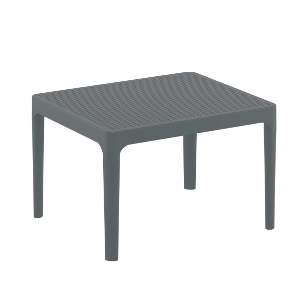 Table basse de jardin rectangulaire en résine - Sky Side - 1
