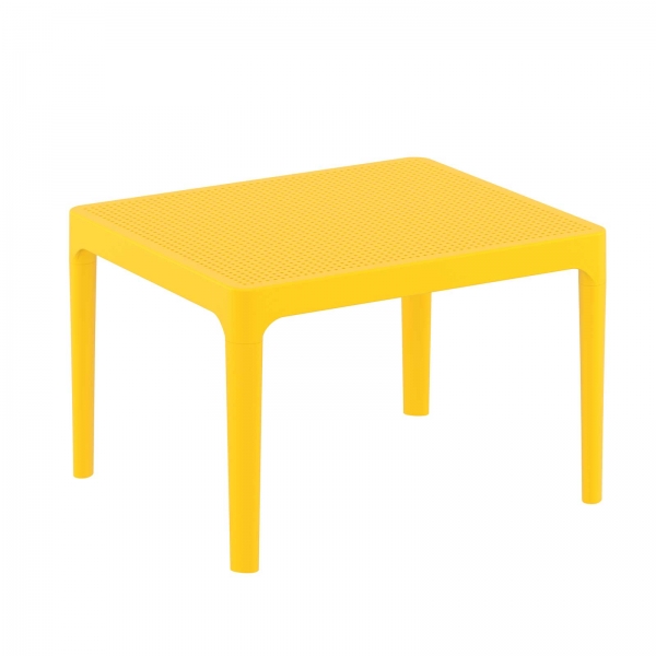 Table basse de jardin rectangulaire en résine - Sky Side - 11