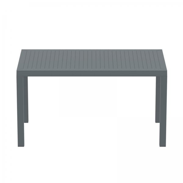Table de terrasse rectangulaire gris foncé - Ares - 9