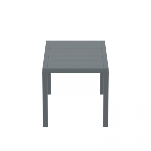 Table de terrasse rectangulaire gris foncé - Ares - 10