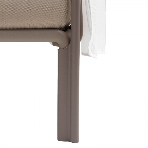 Canapé de jardin 2 places avec voile d'ombrage fabriqué en Italie - Komodo ombra 2 - 5
