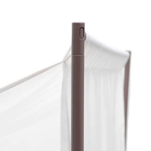 Canapé de jardin 2 places avec voile d'ombrage blanc fabriqué en Italie - Komodo ombra 2 - 6
