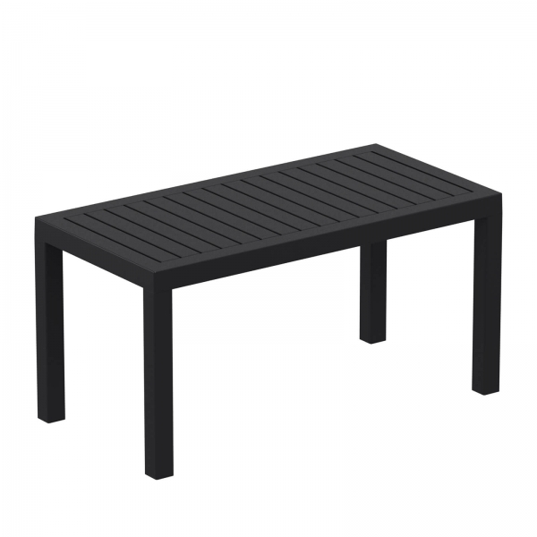 Table basse de jardin rectangulaire en plastique - 10