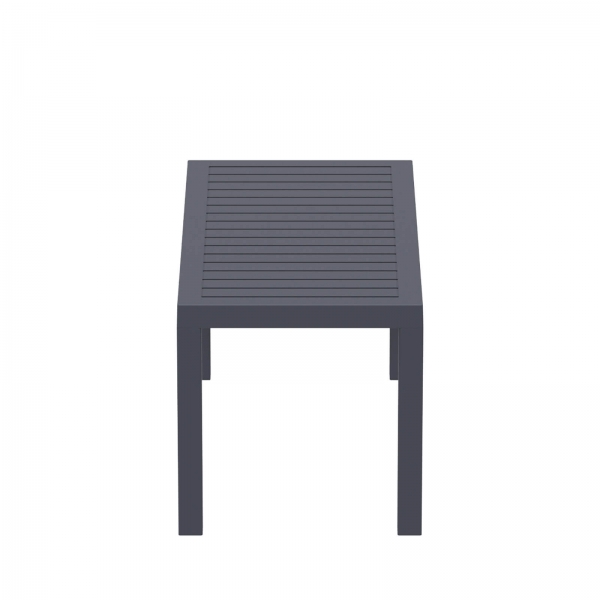 Table basse de jardin rectangulaire en plastique - 9