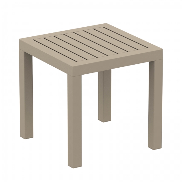 Table d'appoint pour terrasse en résine - 9